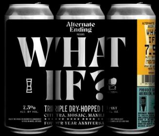 Alternate Ending - What If? Hazy IPA (4 pack cans) (4 pack cans)