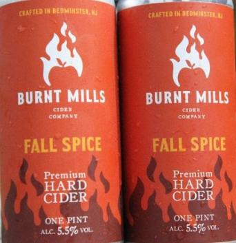 Burnt Mills - Fall Spice Hard Cider (4 pack cans) (4 pack cans)
