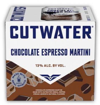 Cutwater - Chocolate Espresso Martini RTD (4 pack cans)
