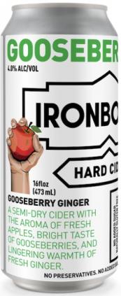 Ironbound - Gooseberry Ginger Hard Cider (4 pack cans) (4 pack cans)