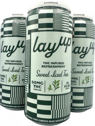 Lay Up - THC Sweet Tea 50mg (4 pack cans)