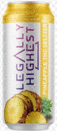 Legally Highest - Pineapple 60mg THC Seltzer (4 pack 16oz cans) (4 pack 16oz cans)