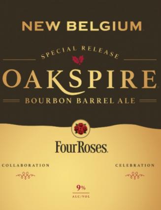 New Belgium - Oakspire Bourbon Barrel Ale (6 pack cans) (6 pack cans)
