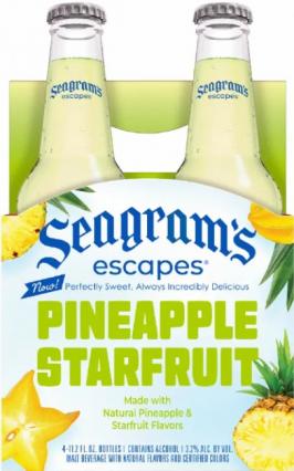 Seagram's Escapes - Pineapple Starfruit (4 pack cans) (4 pack cans)