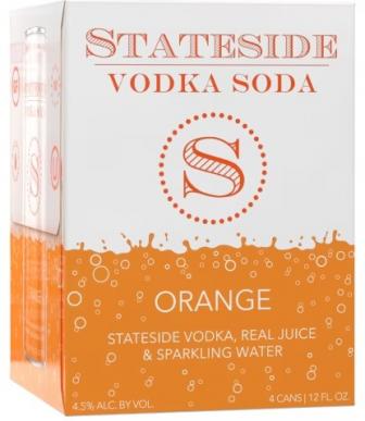 Stateside - Orange Vodka Soda RTD (4 pack cans)