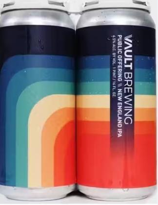 Vault - Public Offering New England IPA (4 pack cans) (4 pack cans)