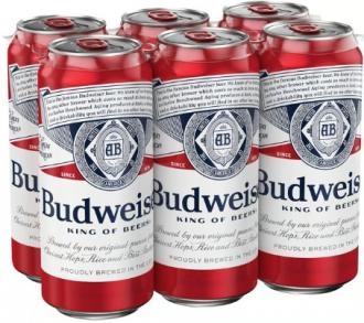 Budweiser Lager 16oz 6pk Cans (6 pack 16oz cans) (6 pack 16oz cans)