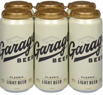 Garage Beer - Light Beer (6 pack 16oz cans) (6 pack 16oz cans)