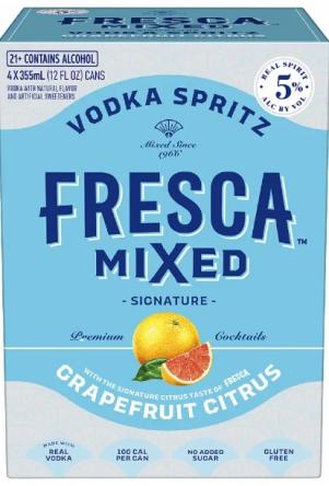 Fresca - Mixed Vodka Spritz (4 pack cans)