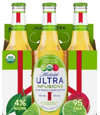 Anheuser-Busch - Michelob Ultra Infusions Lime & Prickly Pear Cactus (6 pack bottles) (6 pack bottles)