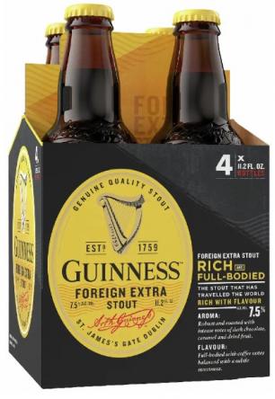 Guinness - Foreign Extra Stout (4 pack bottles) (4 pack bottles)