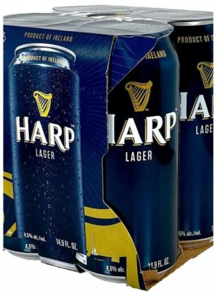 Harp - Lager (4 pack cans) (4 pack cans)